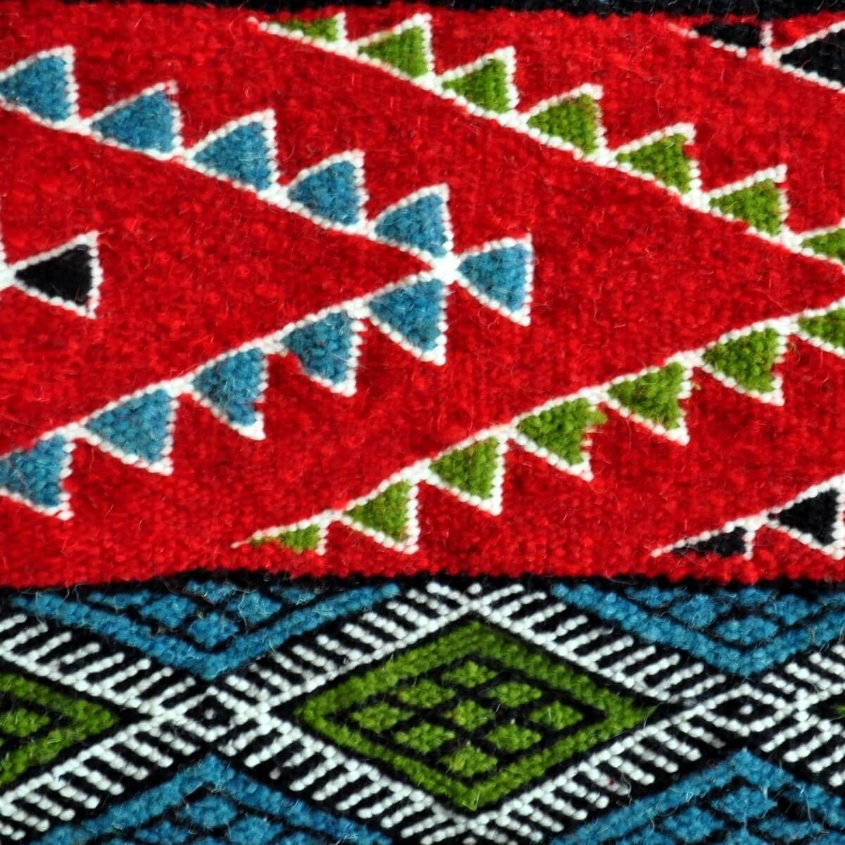 Berber tapijt Tapijt Kilim lang Huelva 60x190 Veelkleurig (Handgeweven, Wol, Tunesië) Tunesisch kilimdeken, Marokkaanse stijl. R