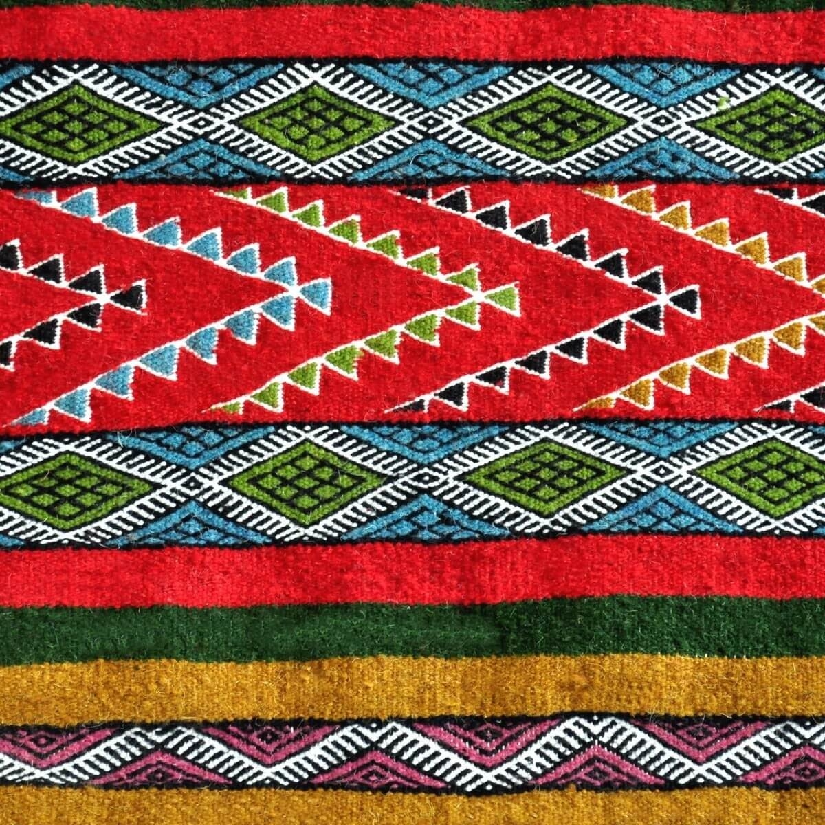 Tapis berbère Tapis Kilim long Huelva 60x190 Multicolore (Tissé main, Laine) Tapis kilim tunisien style tapis marocain. Tapis re