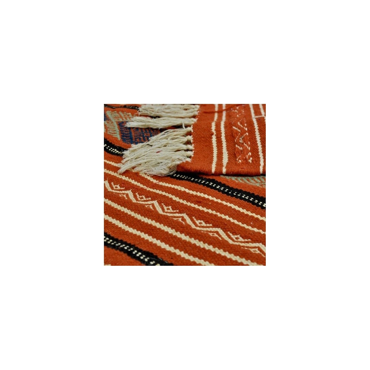 Tapis berbère Tapis Kilim Tapis Beskra 60x100 Multicolore (Tissé main, Laine, Tunisie) Tapis kilim tunisien style tapis marocain