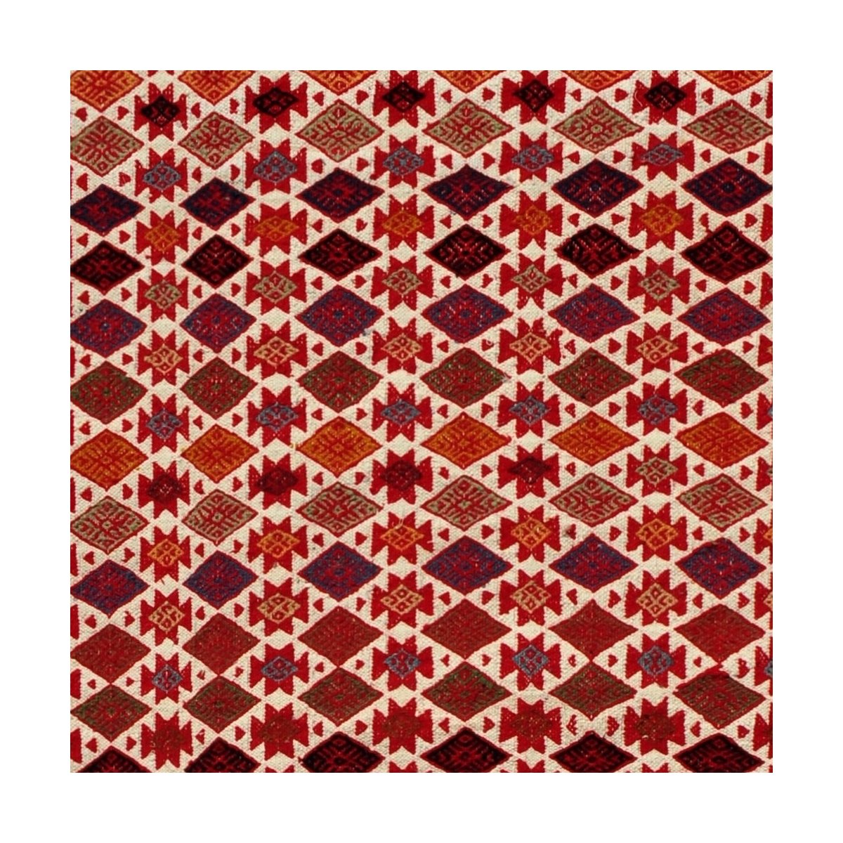 tappeto berbero Tappeto Kilim lungo Jeyed 70x200 Multicolore (Fatto a mano, Lana) Tappeto kilim tunisino, in stile marocchino. T