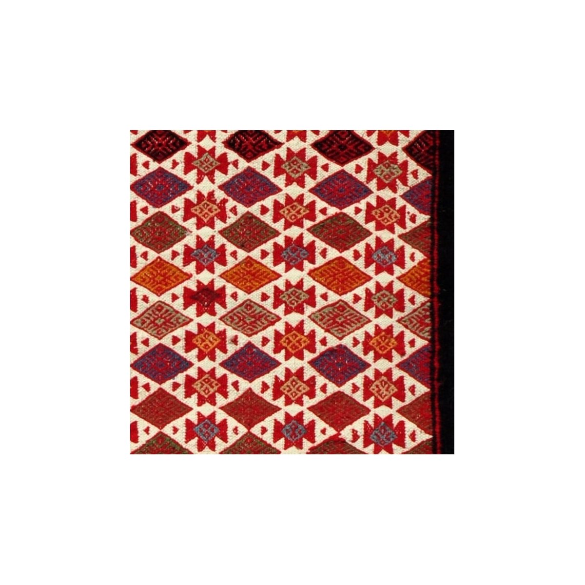 tappeto berbero Tappeto Kilim lungo Jeyed 70x200 Multicolore (Fatto a mano, Lana) Tappeto kilim tunisino, in stile marocchino. T
