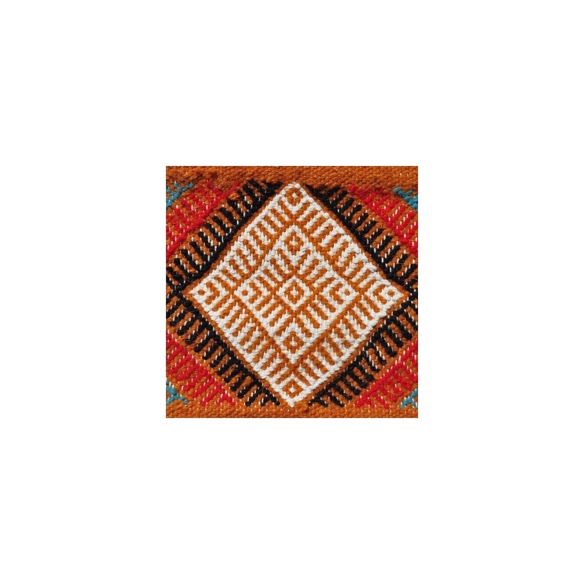 Berber Teppich Teppich Kelim lang Kesra 65x205 Mehrfarben (Handgewebt, Wolle) Tunesischer Kelim-Teppich im marokkanischen Stil. 