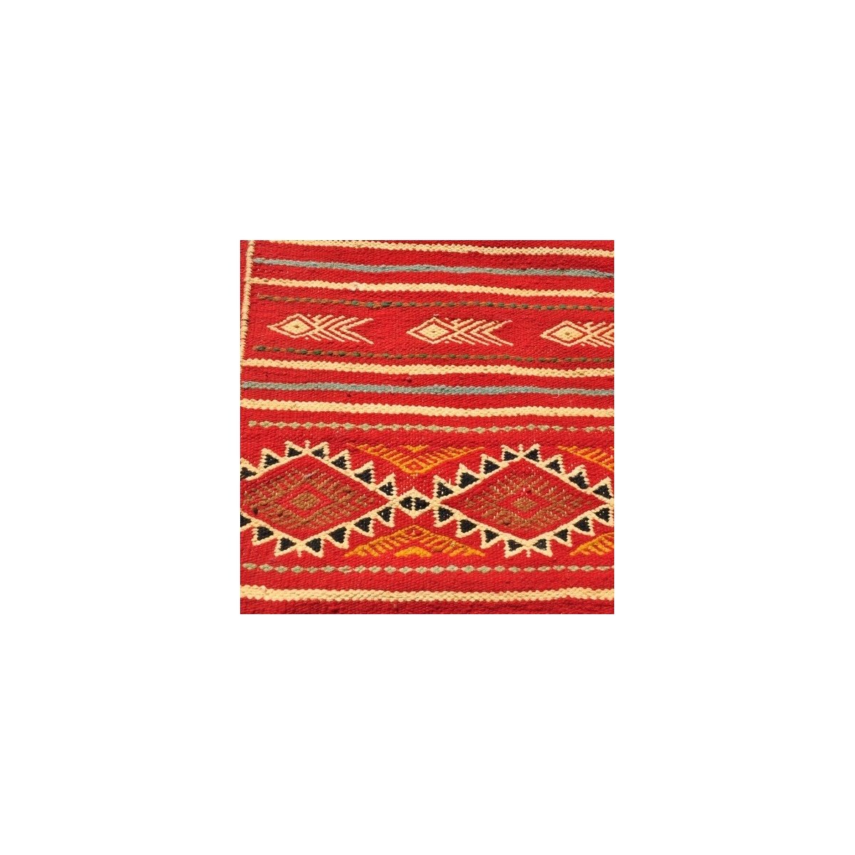 Tapete berbere Tapete Kilim longo Midoun 75x205 Multicor (Tecidos à mão, Lã) Tapete tunisiano kilim, estilo marroquino. Tapete r