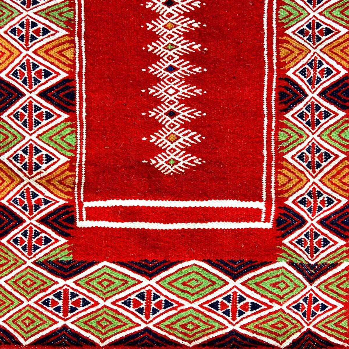 Berber carpet Rug Kilim long Senniri 58x197 Multicolour (Handmade, Wool) Tunisian Rug Kilim style Moroccan rug. Rectangular carp