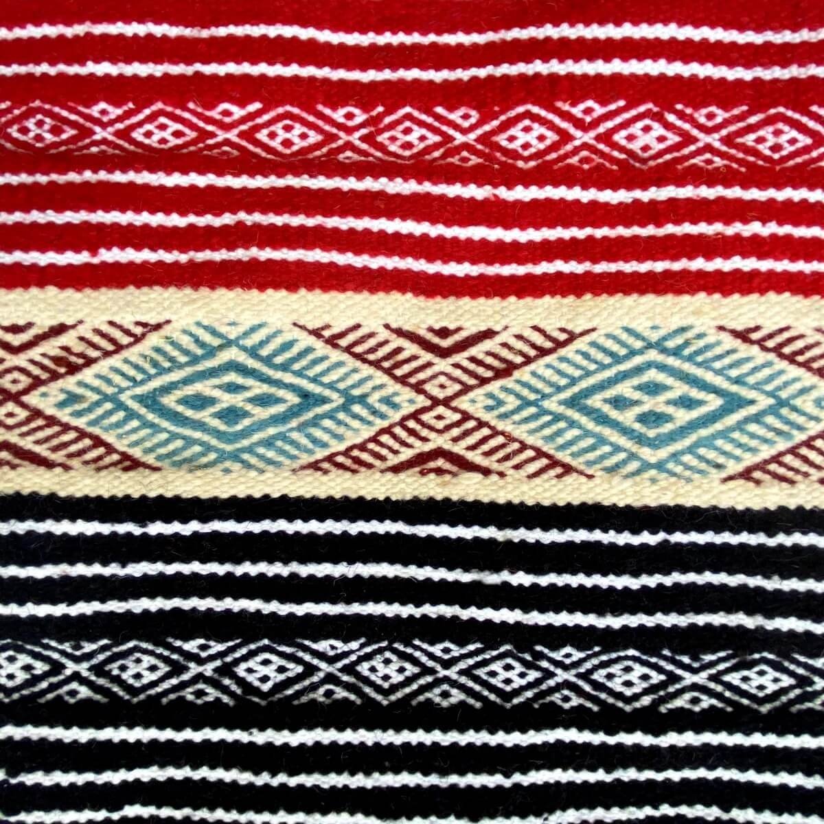 Berber Teppich Teppich Kelim Nemzi 118x192 Mehrfarben (Handgewebt, Wolle) Tunesischer Kelim-Teppich im marokkanischen Stil. Rech