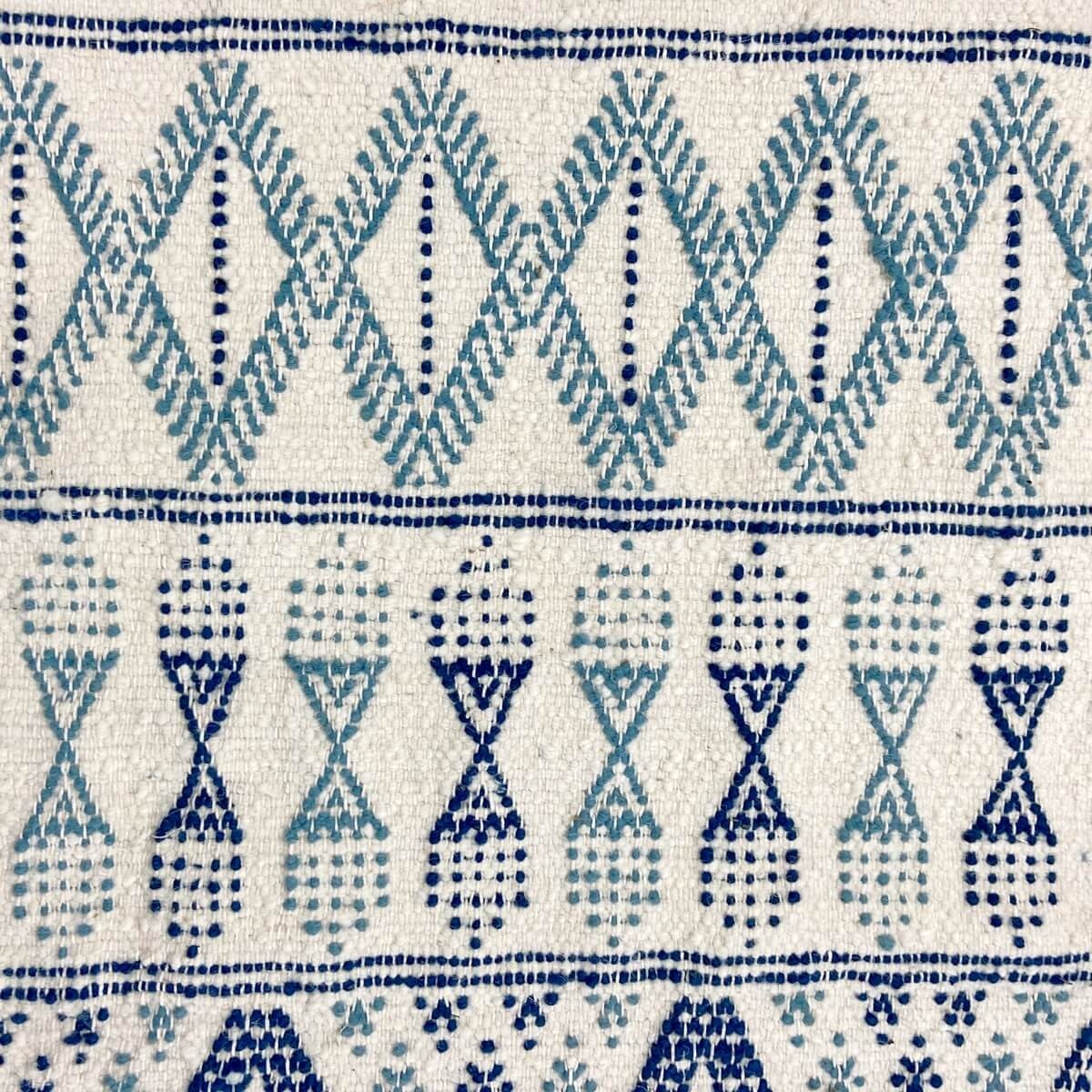 Berber Teppich Teppich Margoum Eddouh 210x290 Blau/Weiß (Handgefertigt, Wolle, Tunesien) Tunesischer Margoum-Teppich aus der Sta