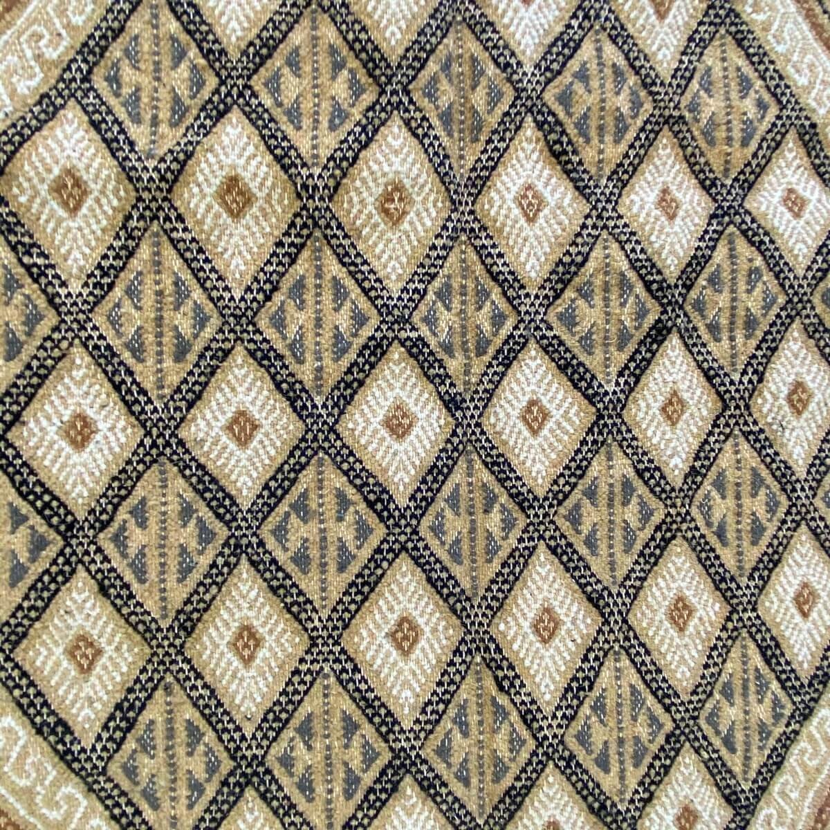 Berber carpet Large Rug Margoum Ledna Barki 200x296 Beige (Handmade, Wool) Tunisian margoum rug from the city of Kairouan. Recta