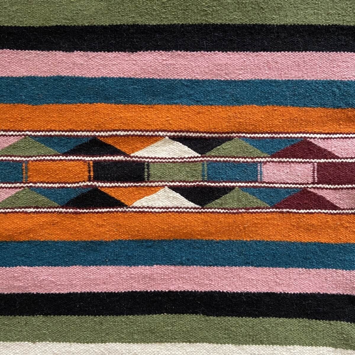 Berber carpet Rug Kilim Tibielte 63x98 cm Multicolour (Handmade, Wool, Tunisia) Tunisian Rug Kilim style Moroccan rug. Rectangul
