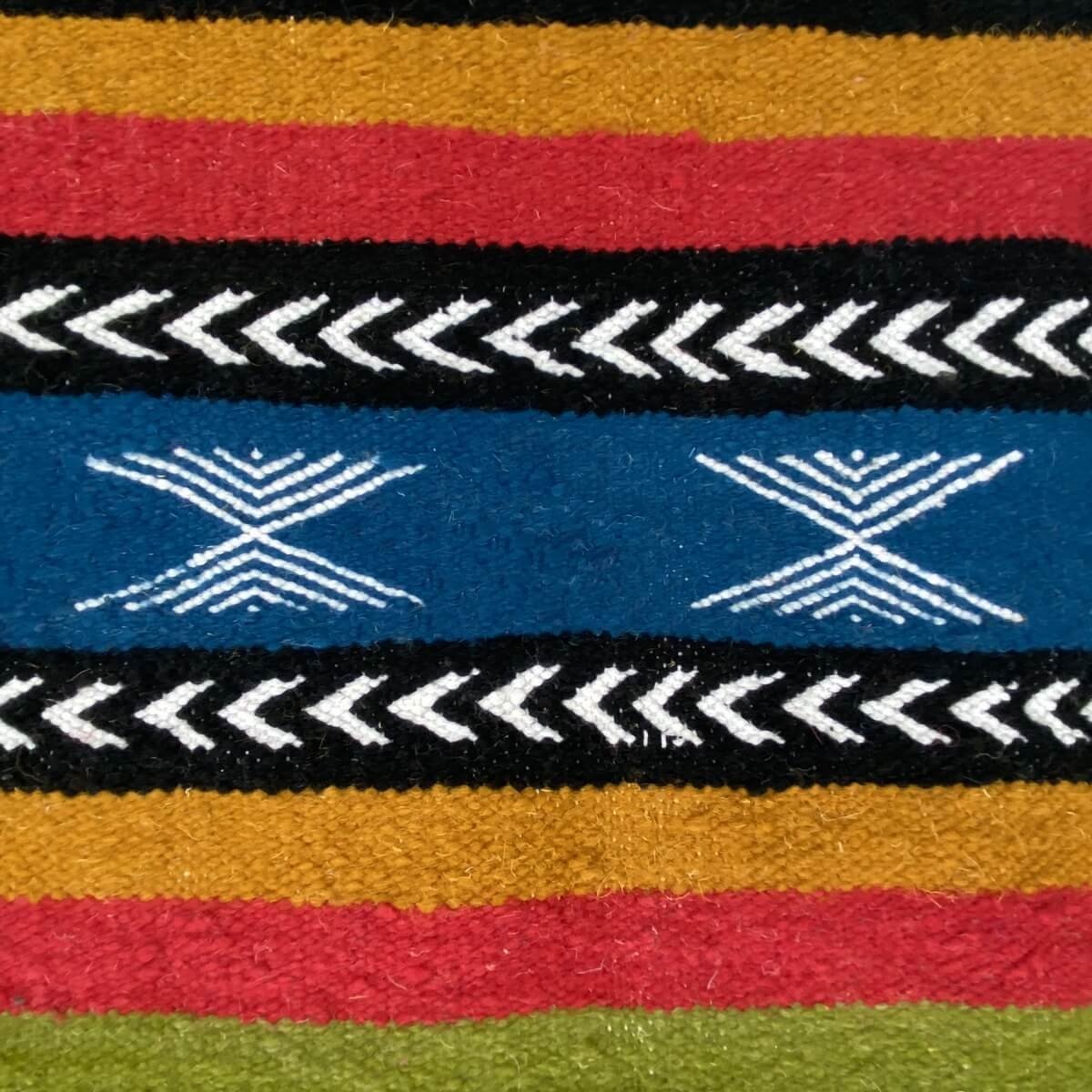 Berber carpet Rug Kilim Ajiba 100x150 Multicolour (Handmade, Wool) Tunisian Rug Kilim style Moroccan rug. Rectangular carpet 100
