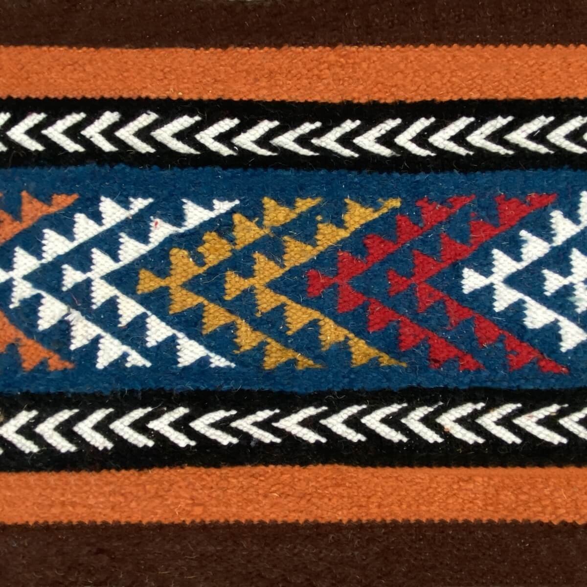 Berber tapijt Tapijt Kilim Beri 100x150 Veelkleurig (Handgeweven, Wol, Tunesië) Tunesisch kilimdeken, Marokkaanse stijl. Rechtho