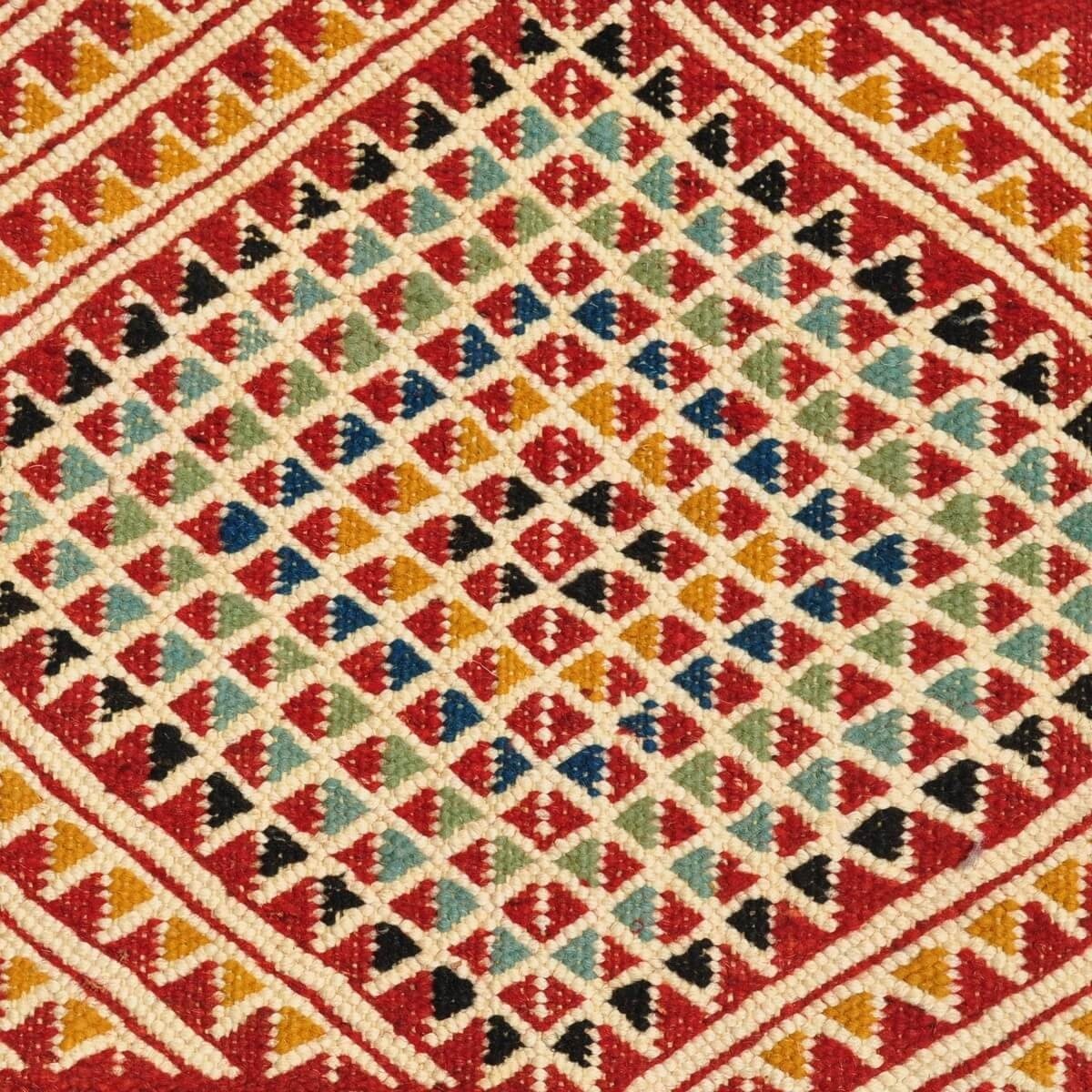 Berber Teppich Teppich Kelim Matmata 110x210 Mehrfarben (Handgewebt, Wolle, Tunesien) Tunesischer Kelim-Teppich im marokkanische